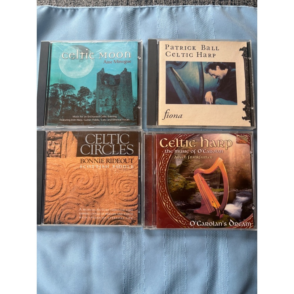 Celtic Moon‎ Aine Minogue Celtic Harp Fiona Patrick Ball CDs Lot